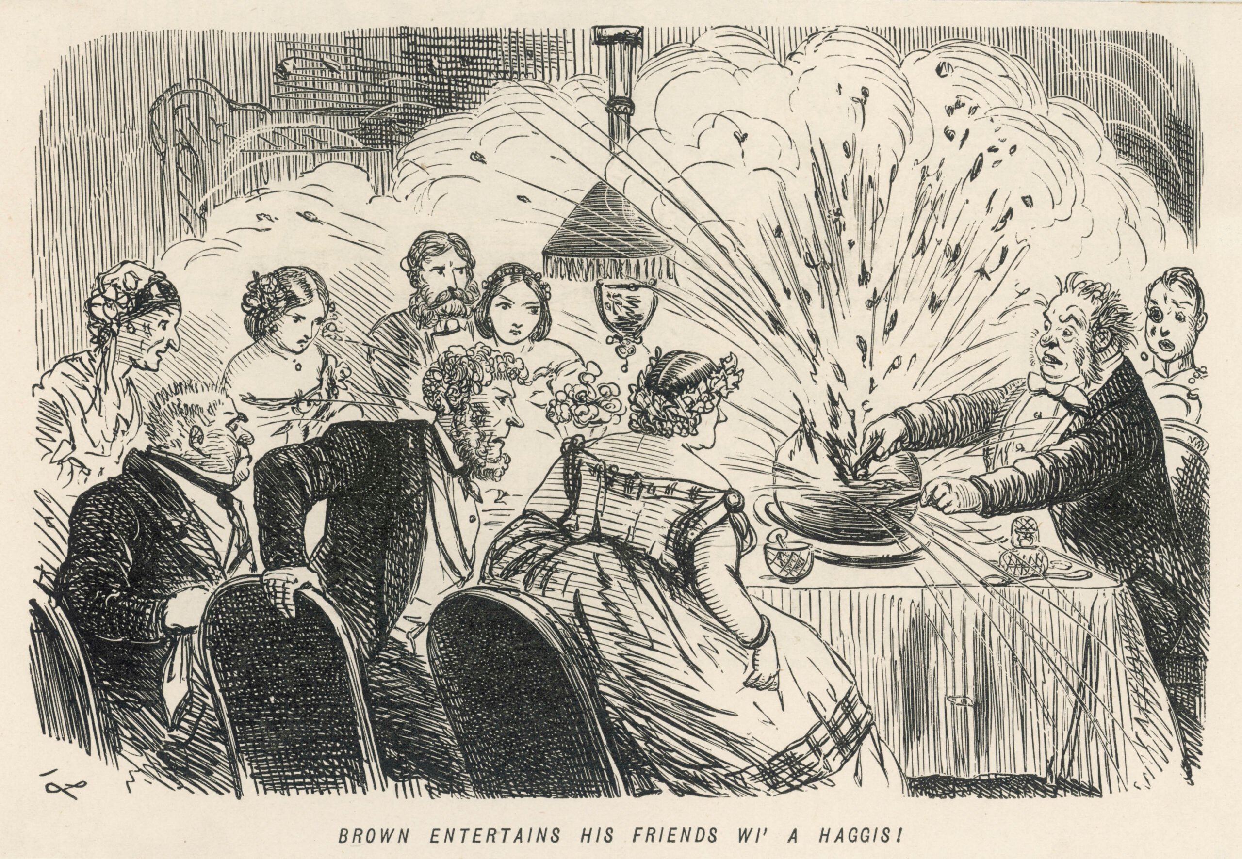 Haggis Night Cartoon