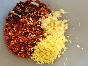 mixture of herbs and spices