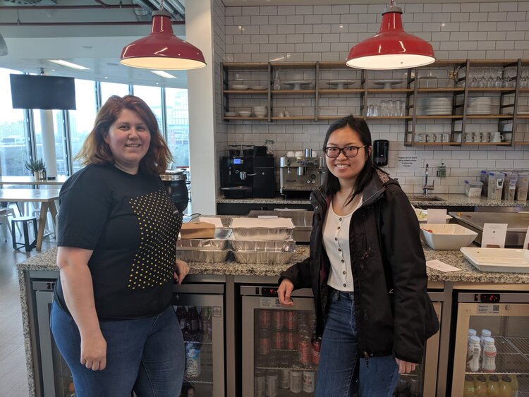 Photograph of Fooditude's front of house employees.