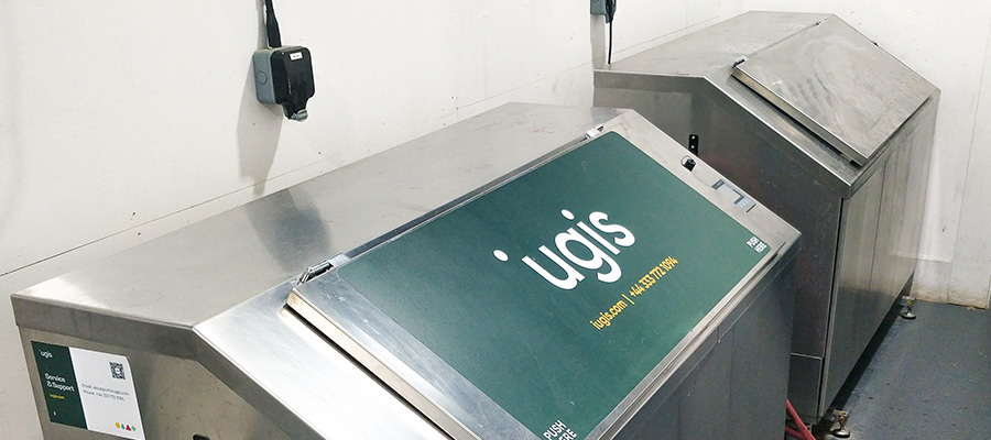 Orca digesters for sustainable catering, a way that Fooditude's contract catering business reduces food waste