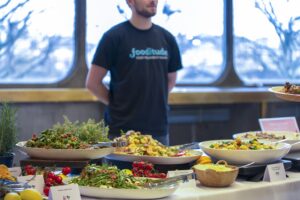 workplace catering lunch - buffet spread