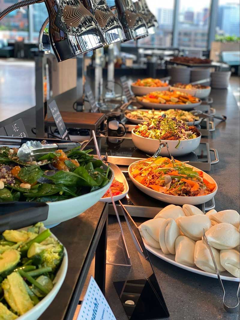 A table filled with various food dishes