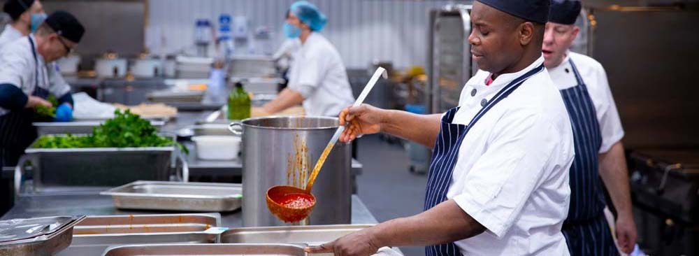 Fooditude chefs working in the kitchen