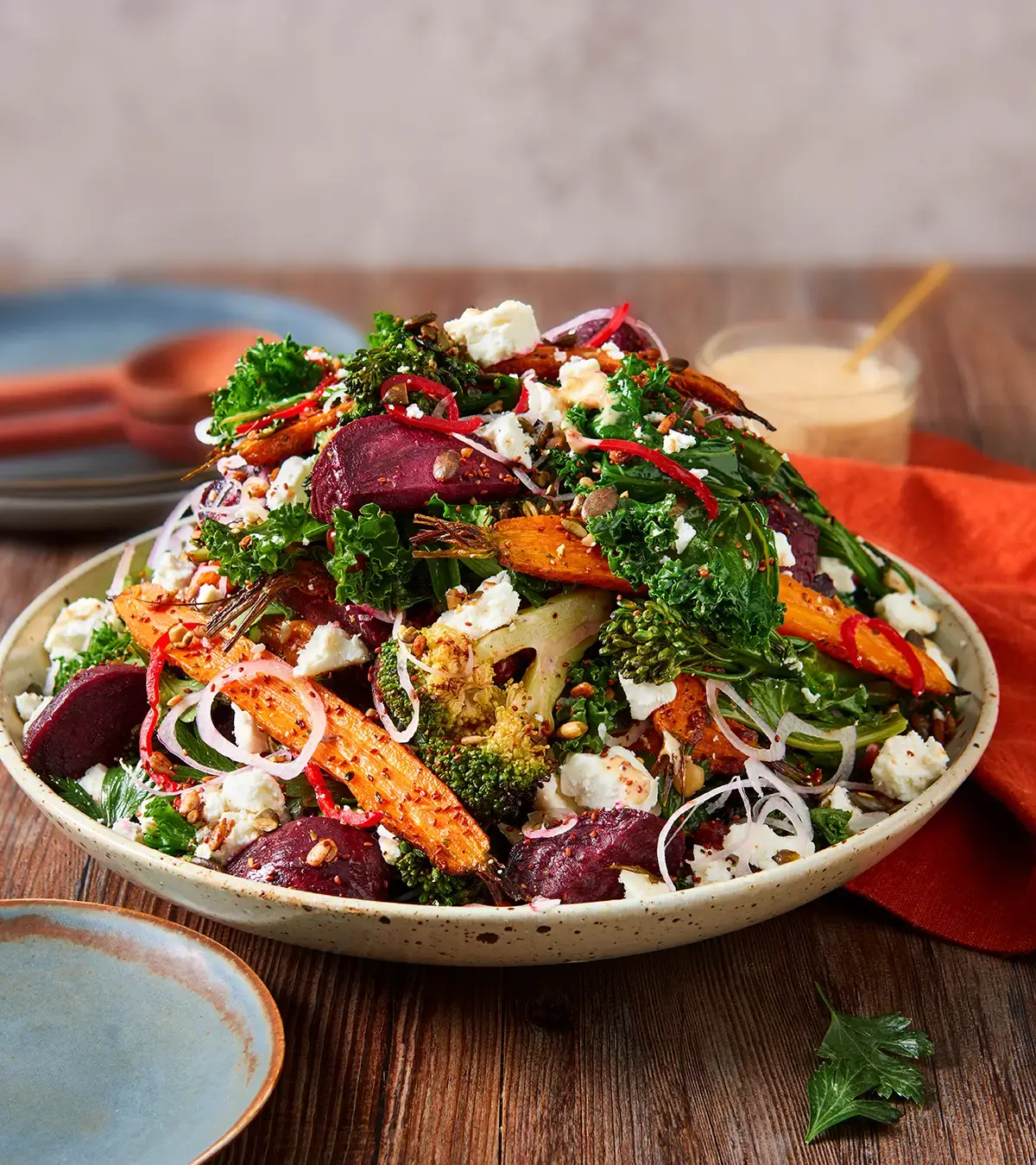 Rainbow Root Bean Salad